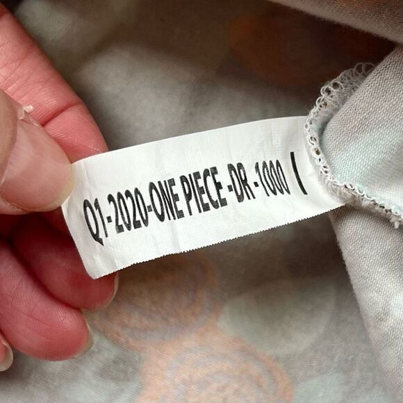 Ann Loren Girls Floral Fall Long Sleeve Dress 11/12 - Picture 9 of 9